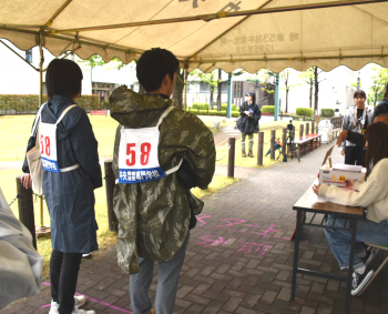 歩行ラリースタートの様子１