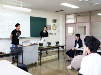 プレゼン発表の様子