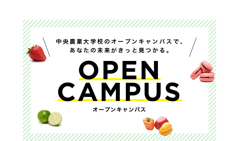中央農業大学校のオープンキャンパスで、あなたの未来がきっと見つかる。