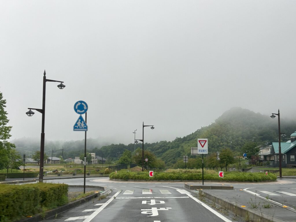 安中榛名駅前ラウンドアバウト交差点