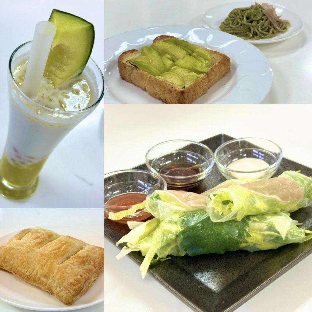 メロンの創作料理