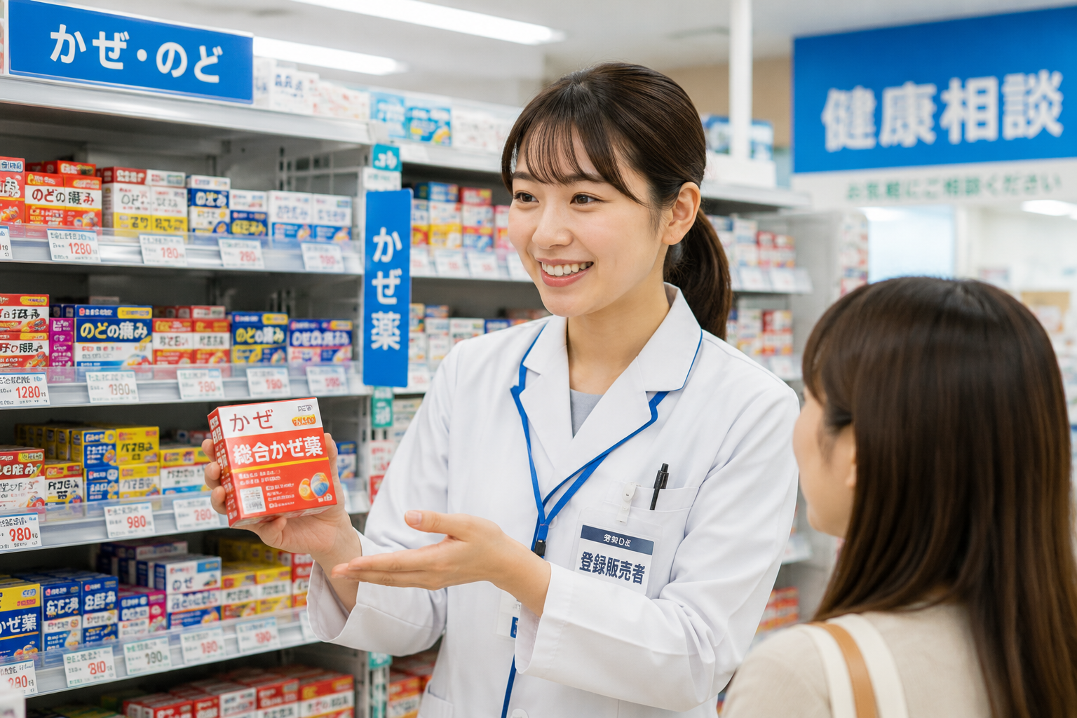 医薬品登録販売者として働くイメージ